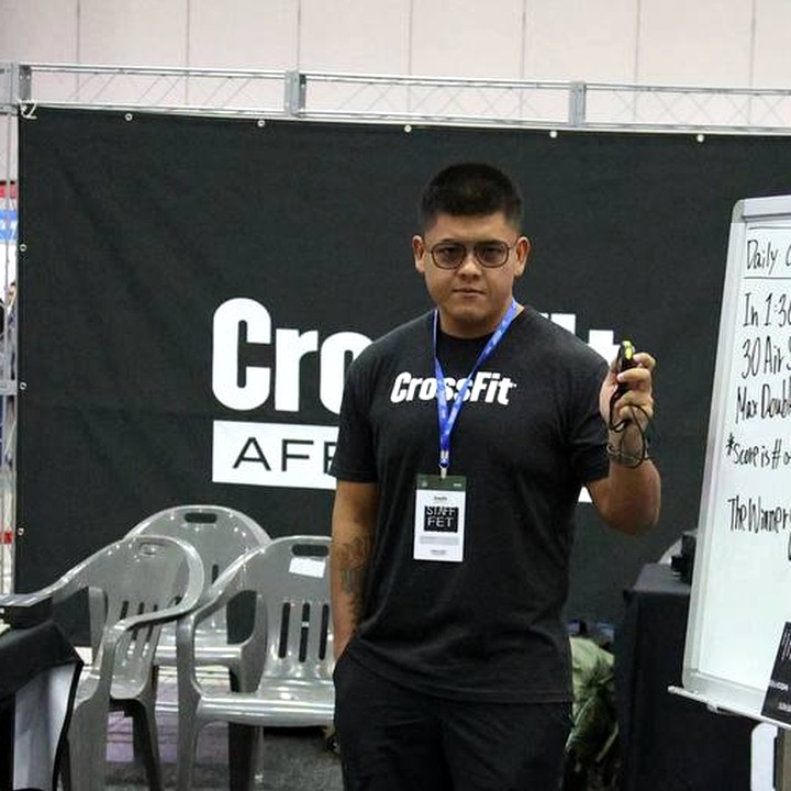 Ac at a CrossFit event